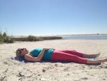 Finally a yoga mat made specifically for BEACH YOGA